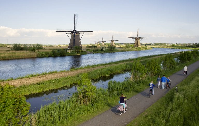 Fietsroute Kinderdijk Dordrecht Biesbosch Vvv Alblasserwaard